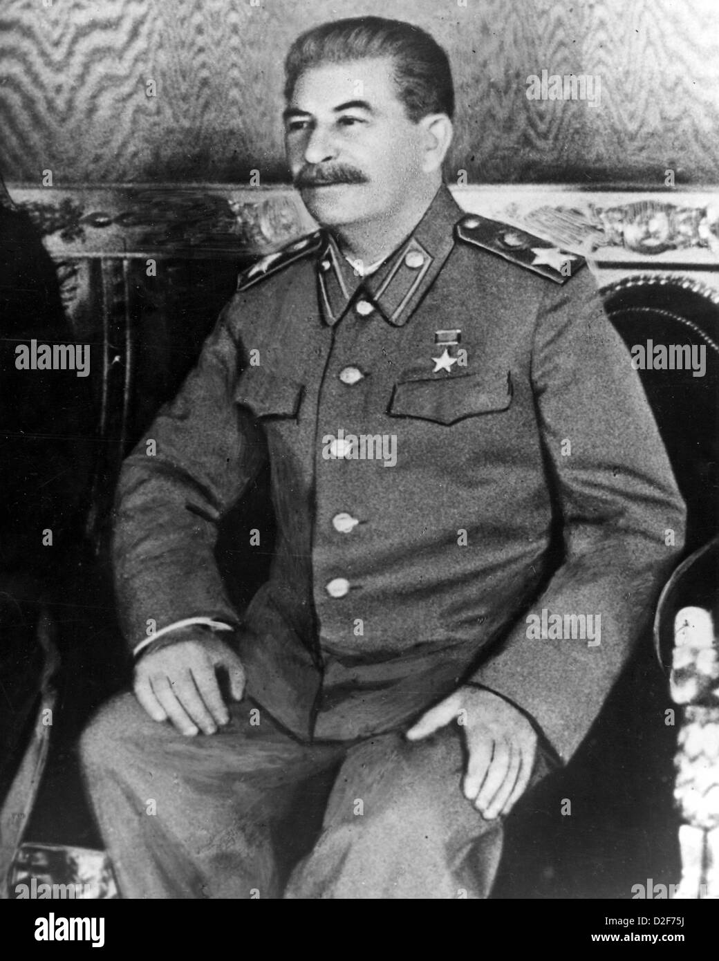 JOSEPH STALIN (1878-1953) leader sovietico nel 1945 Foto Stock