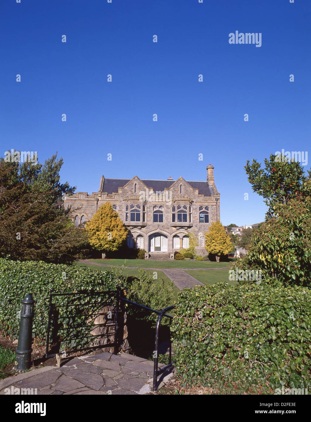 Segno del Takahe, Hackthorne Road, Cashmere Hills, cashmere, Christchurch, Distretto di Canterbury, Isola del Sud della Nuova Zelanda Foto Stock