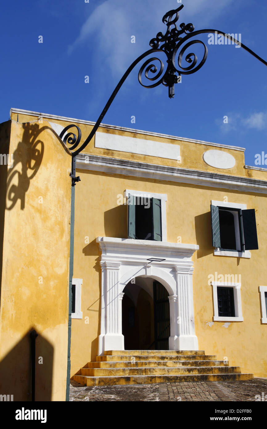 Fort Christiansvaern, Christiansted, St. Croix, Isole Vergini USA, Caraibi Foto Stock