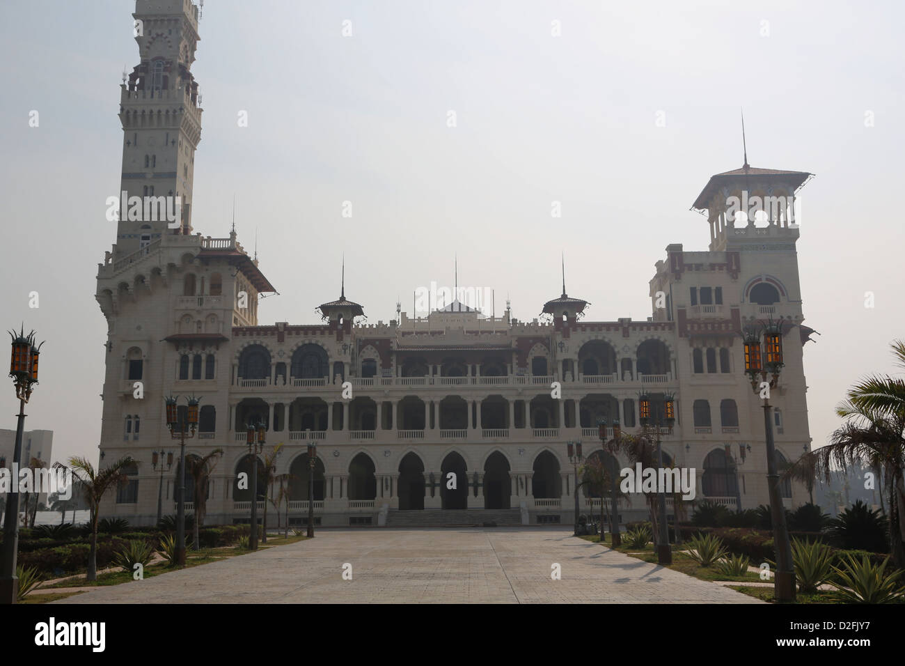 Egitto, Alessandria, palazzo Montaza, Foto Stock