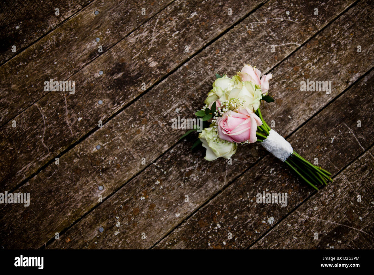 Un mazzo di fiori di nozze Foto Stock