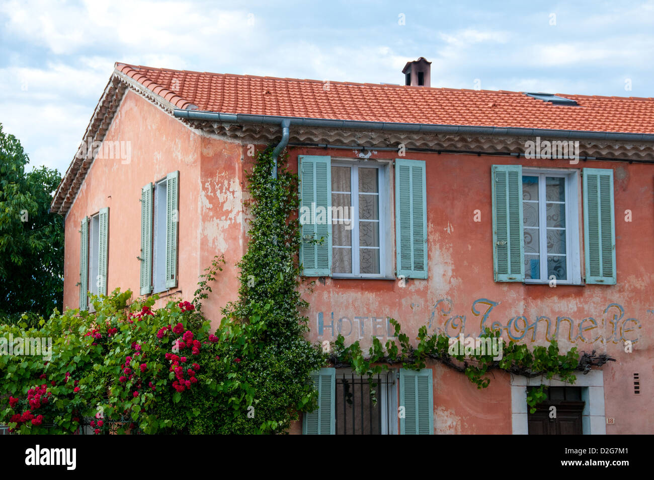 Casa di villaggio di Montauroux Provence Francia Foto Stock