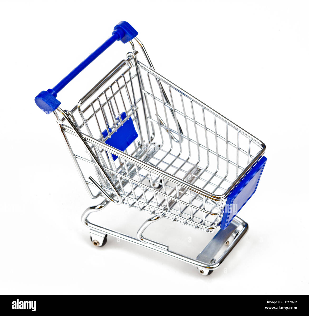 Isolato Carrello su sfondo bianco. Foto Stock