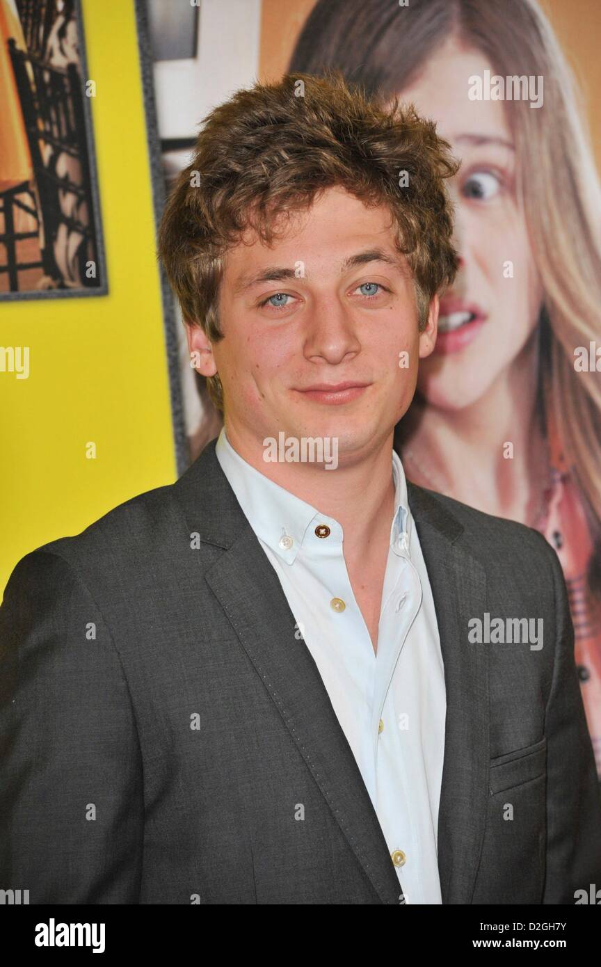 Jeremy Allen White presso gli arrivi per film 43 Premiere, Grauman's Chinese Theatre di Los Angeles, CA, 23 gennaio 2013. Foto di: Elizabeth Goodenough/Everett raccolta/Alamy live news. Foto Stock