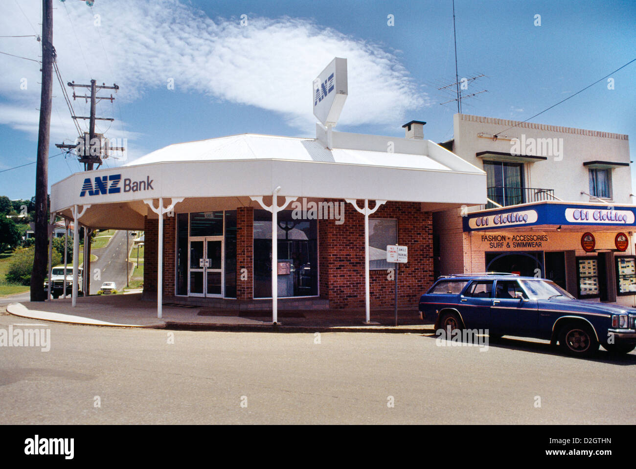 Queensland Australia Maleny ANZ Bank esterno Foto Stock