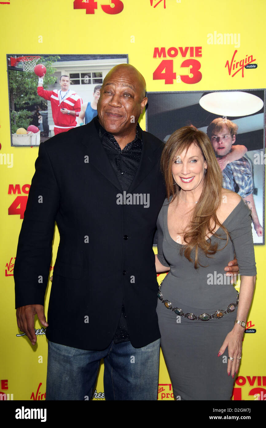 Noi attore Tommy Lister aka minuscola e diritto di Katrina di arrivare alla premiere di 'MOVIE 43' a Grauman's Chinese Theatre di Hollywood, Stati Uniti d'America, il 23 gennaio 2013. Foto: Hubert Boesl Foto Stock