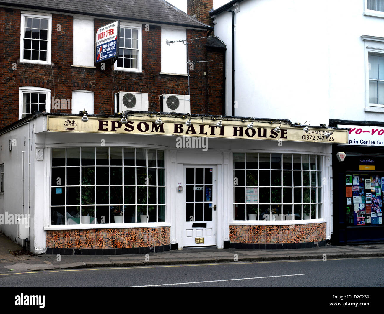 Epsom Balti House ristorante indiano a Epsom Surrey in Inghilterra Foto Stock