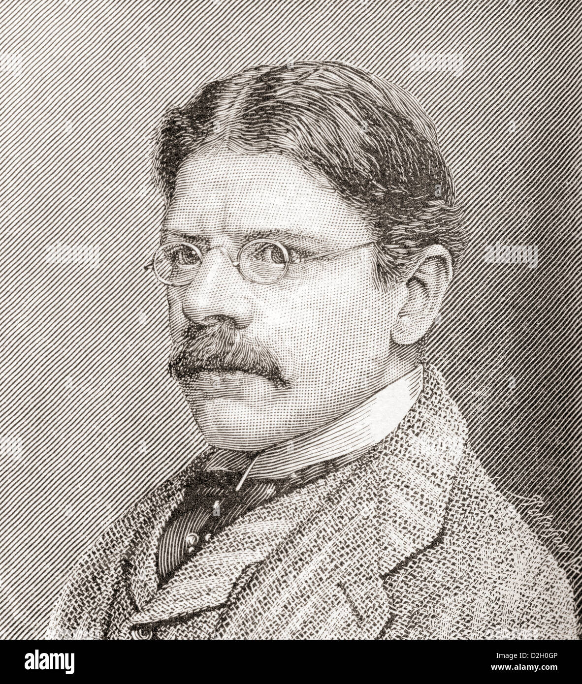 Edwin Austin Abbey, 1852 - 1911. Artista americano, Illustrator e pittore. Foto Stock