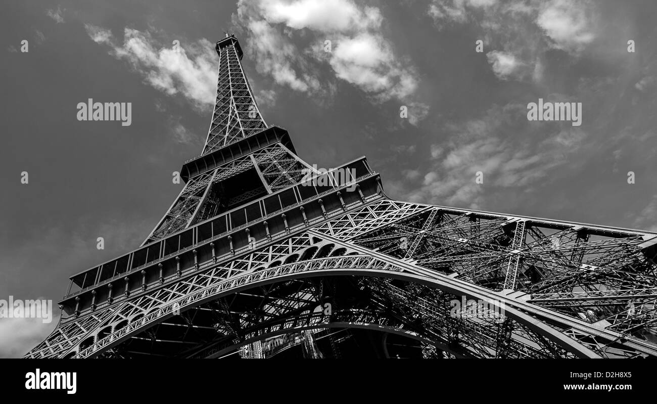 La Torre Eiffel Foto Stock
