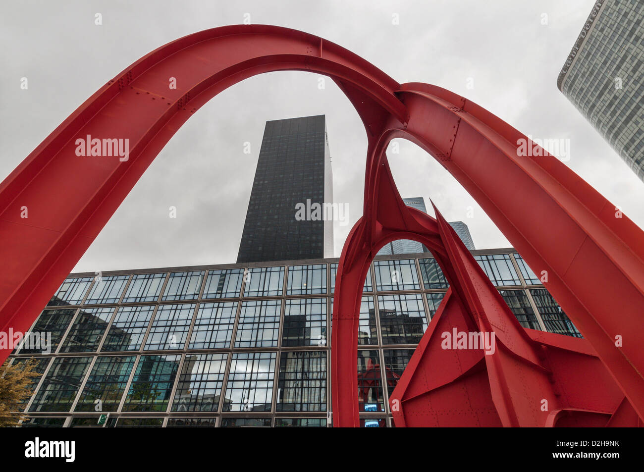 La Defense è un quartiere principale degli affari di Parigi aire urbaine in Francia Foto Stock