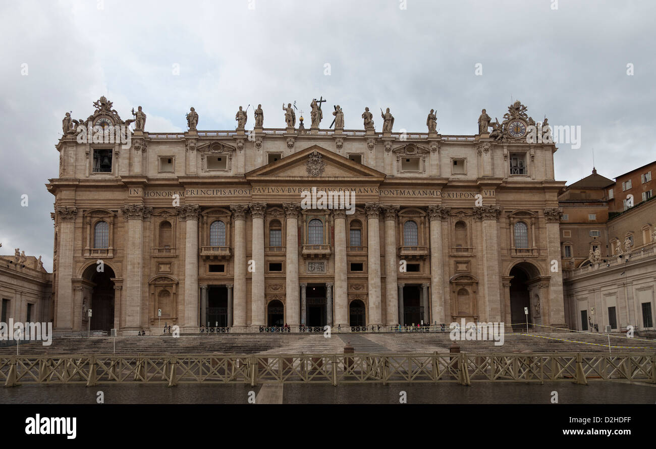 Basilica di San Pietro. Città del Vaticano. Italia Foto Stock