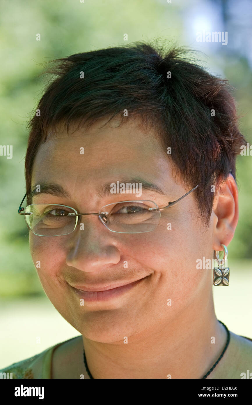 Nuova Zelanda Partito Verde co-leader Metiria Turei nella foto prima che ella divenne co-leader al 2009 Picnic per il pianeta. Foto Stock