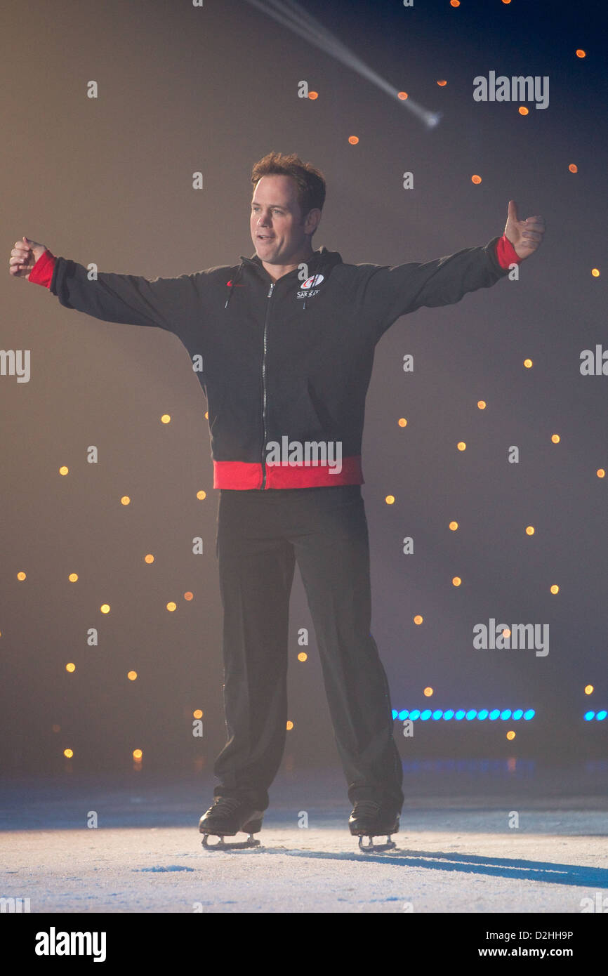 Kyran Bracken celebrità su ghiaccio Foto Stock