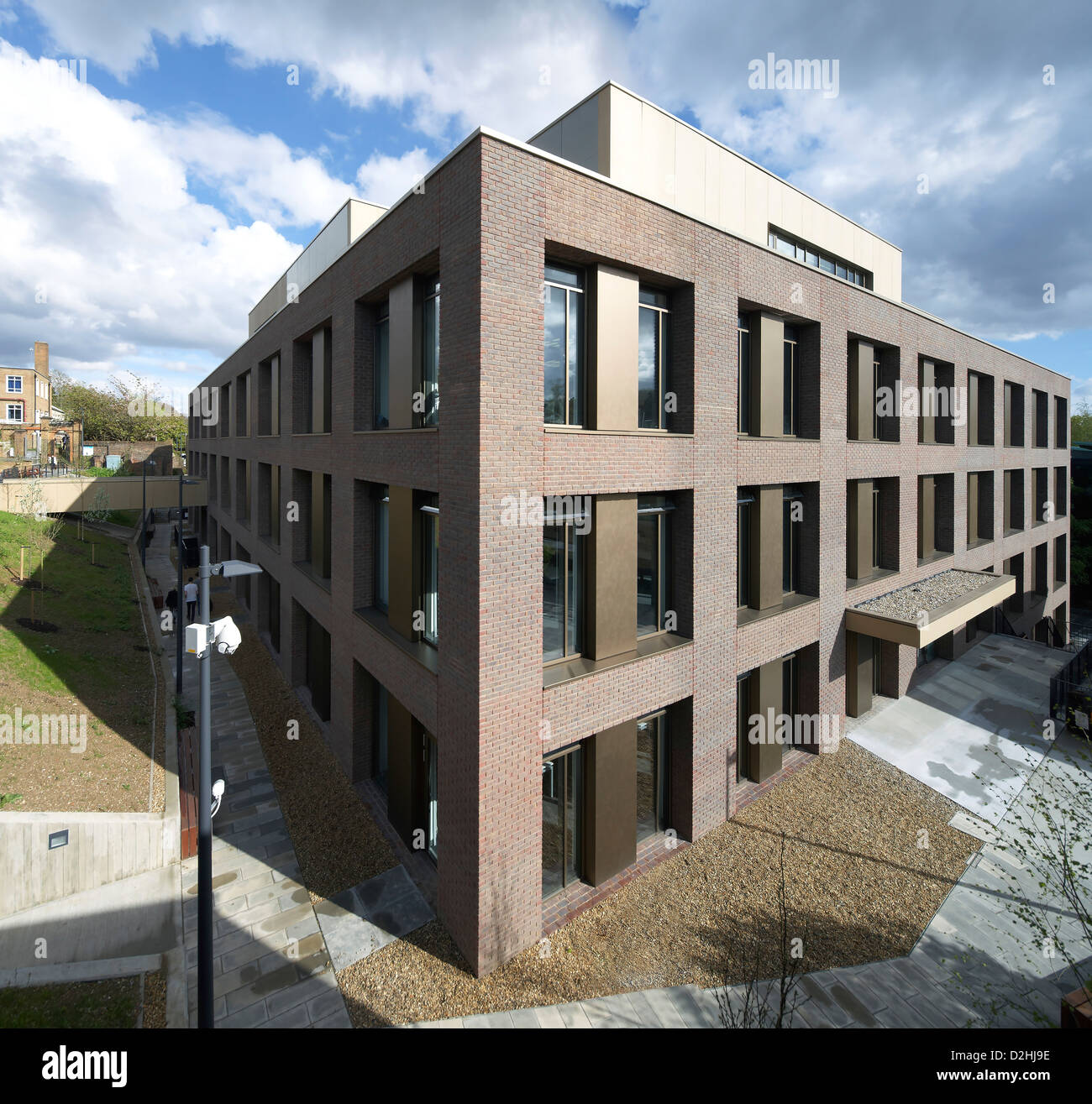 Kingston University facoltà di Business di Kingston upon Thames, Regno Unito. Architetto: Hawkins Brown Architects LLP, 2012. El Foto Stock