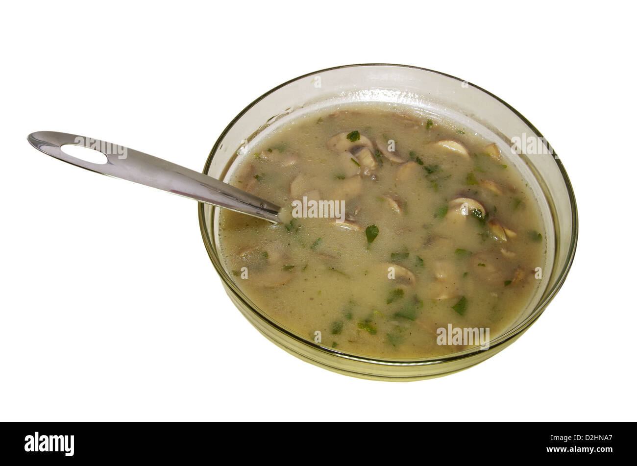 salsa di funghi Foto Stock