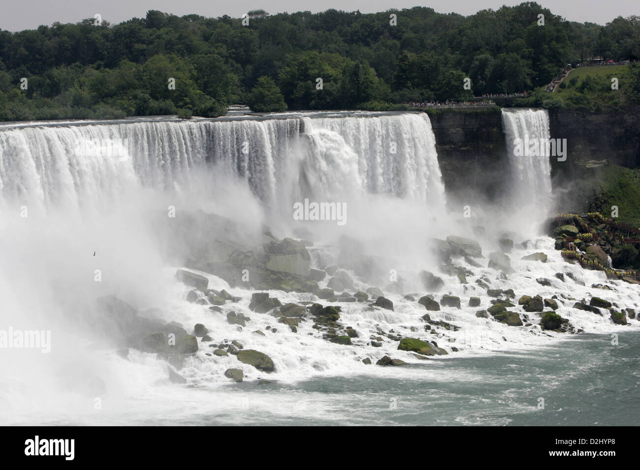 Gli Stati Uniti lato del Niagara Falls Foto Stock