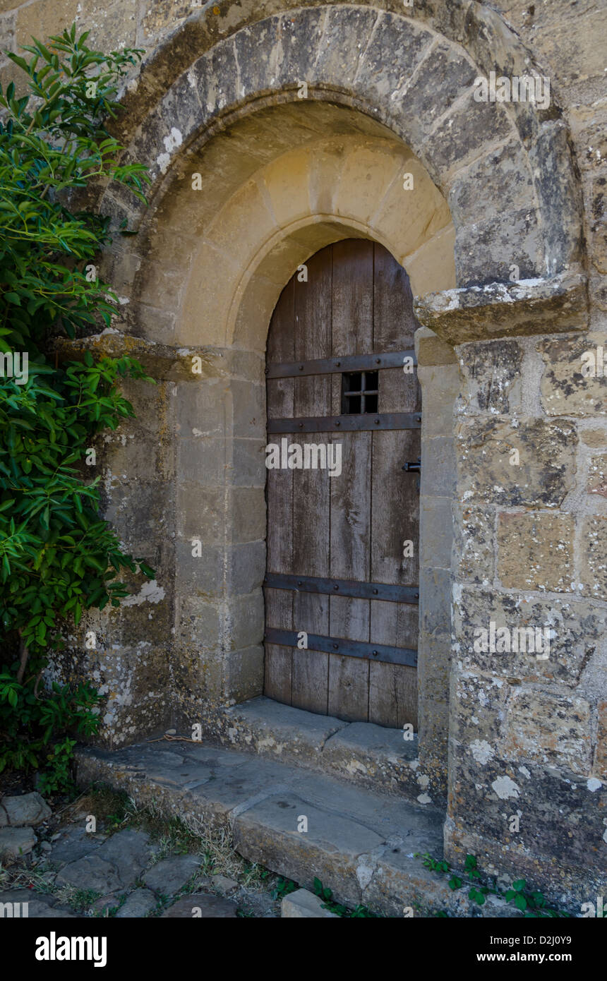 San Miguel cappella. Valle Izagaondoa, Navarra, Spagna Foto Stock