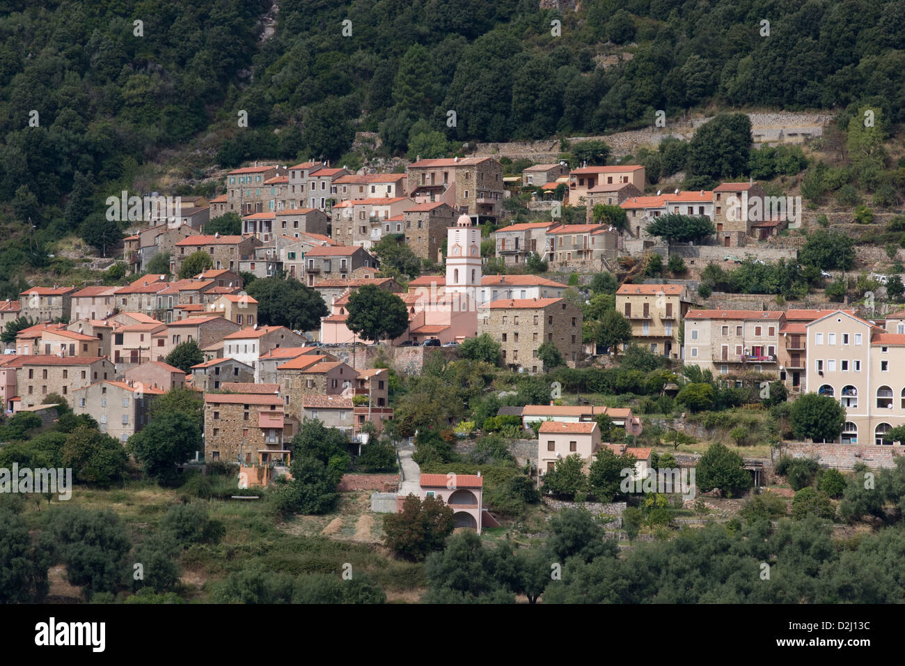 Corsica: villaggio Ota Foto Stock