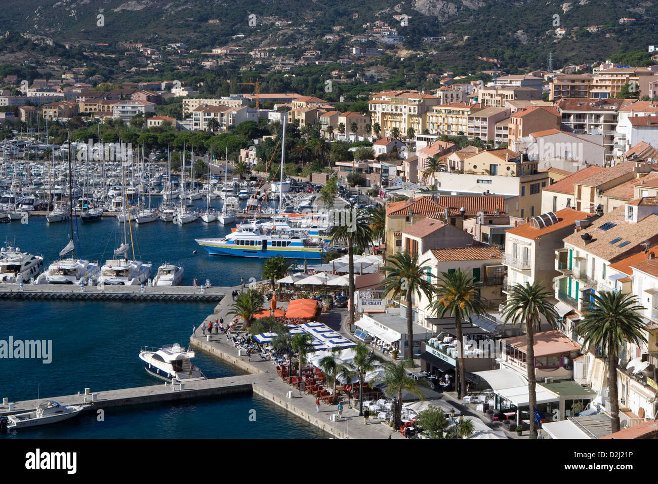 Corsica: Calvi marina Foto Stock