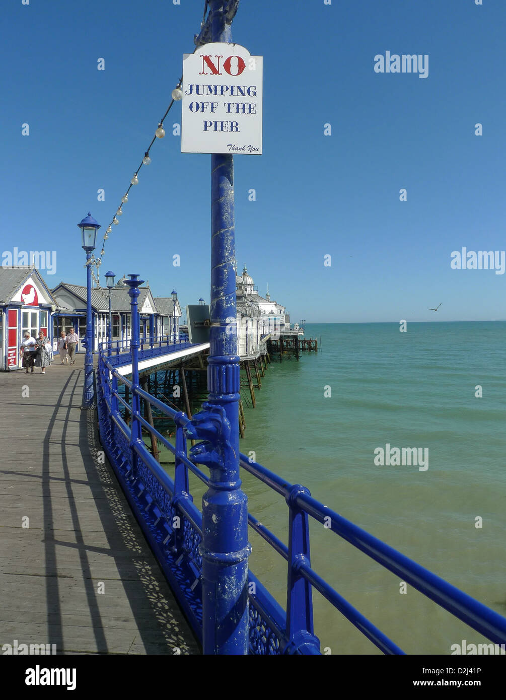 Eastbourne Pier, Eastbourne Inghilterra - Agosto 2012 Foto Stock