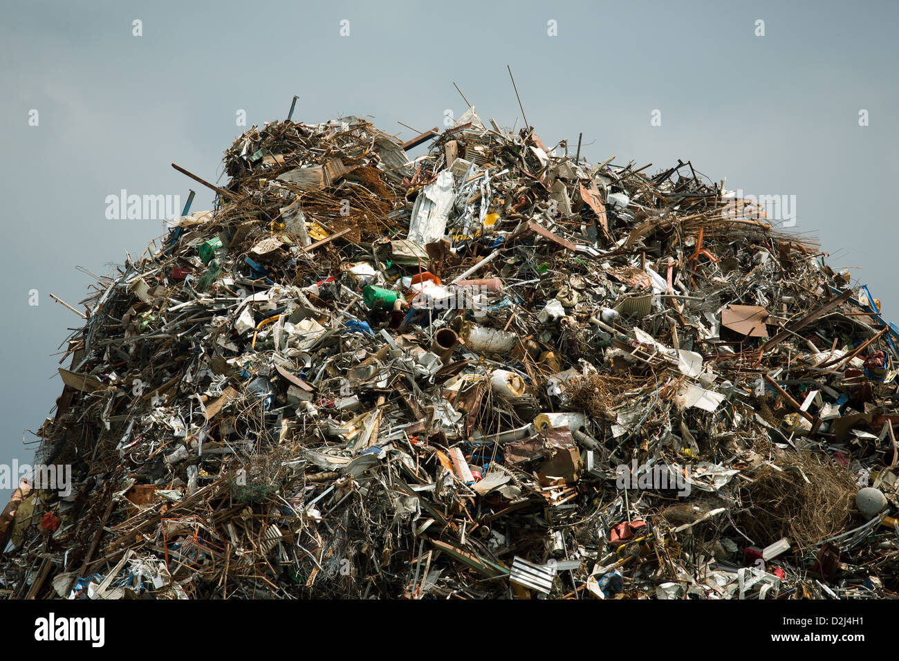 Amburgo, Germania, è landetes rottami di metallo nel porto di Amburgo Foto Stock
