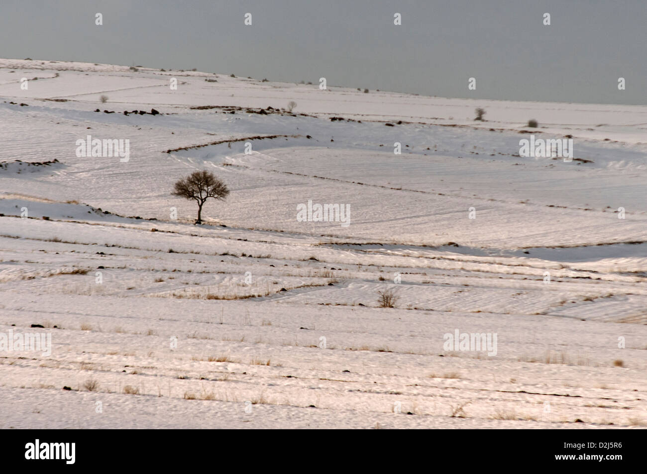 Paesaggi invernali in Cappadocia,Nevsehir,Turchia Foto Stock