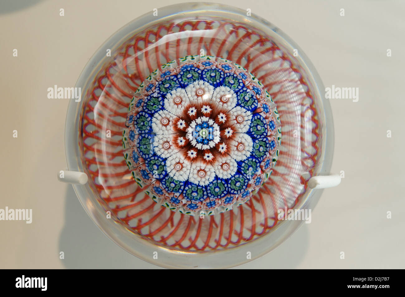 Vetro francese Clichy fermacarte Foto Stock