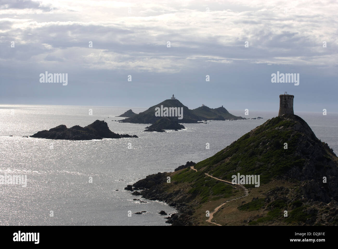 Corsica: Golfe de Ajaccio - Iles Sanguinaires Foto Stock