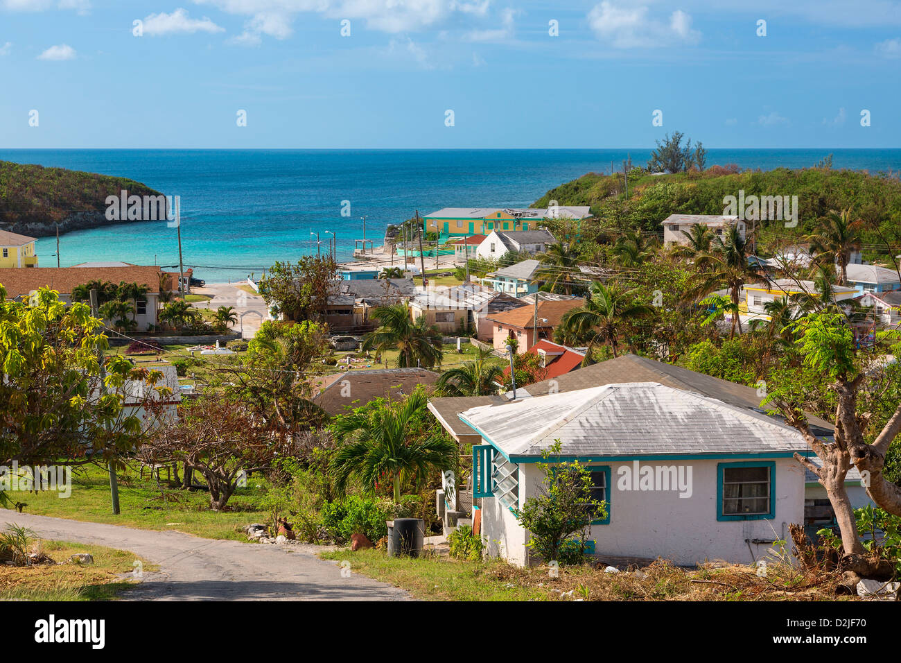 Bahamas, Eleuthera Island, Gregorio Città Foto Stock