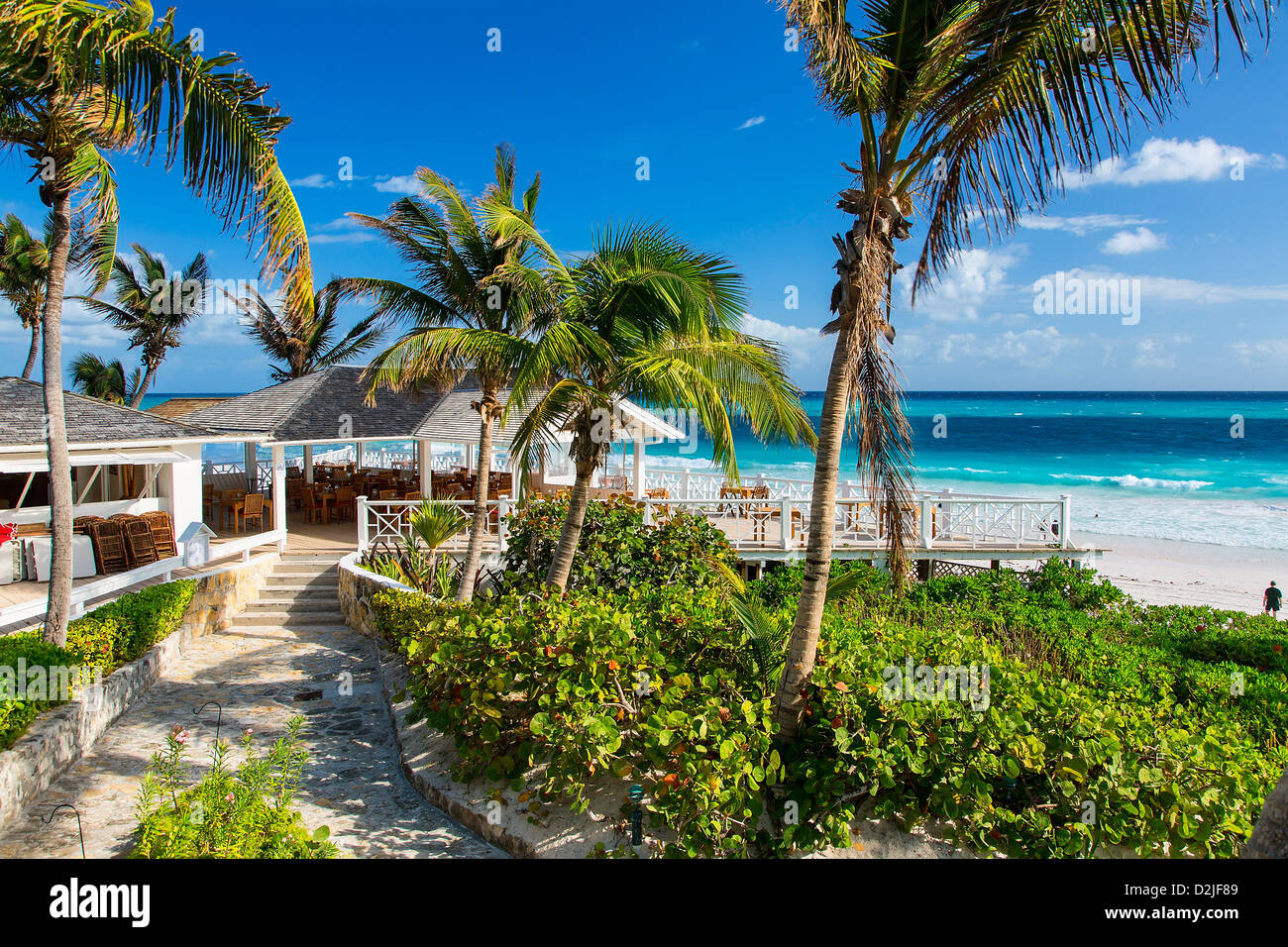 Caraibi Bahamas Harbour Island Foto Stock