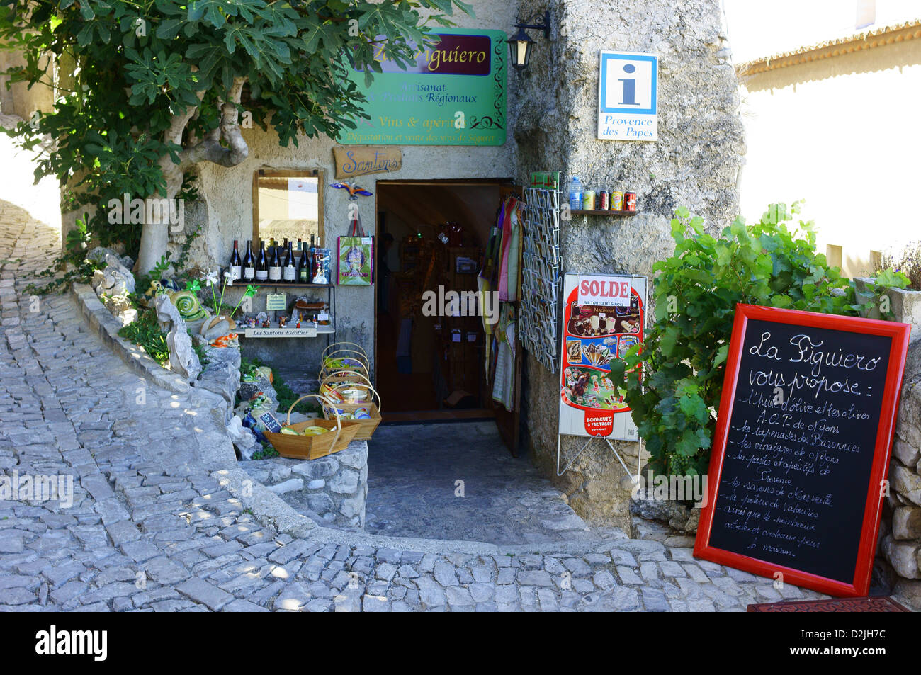 Villaggio Bonnieux Vaucluse Provence Francia Foto Stock