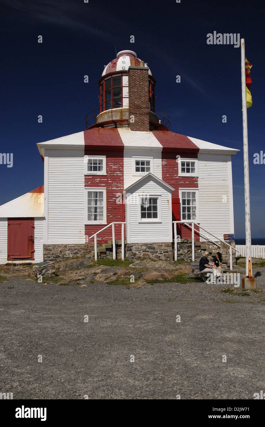 Cape Bonavista Lighthouse, Terranova Foto Stock