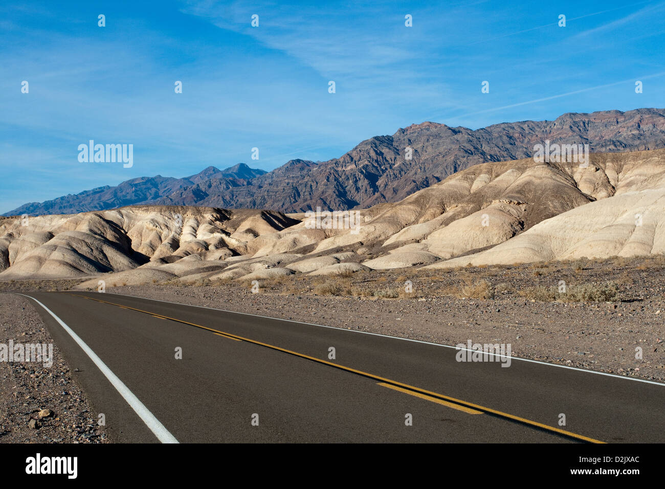 Scott's castle road Foto Stock