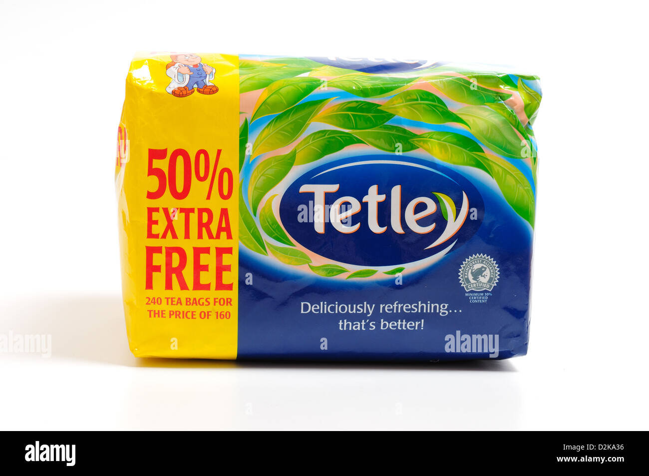 Tè Tetley sacchetti. Foto Stock