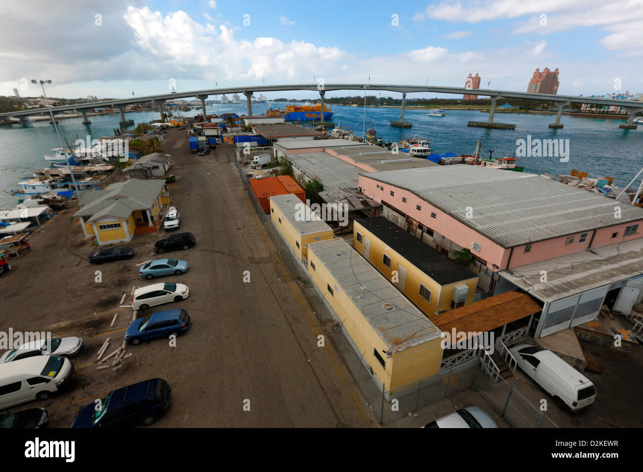 Nassau Potter's Cay Foto Stock