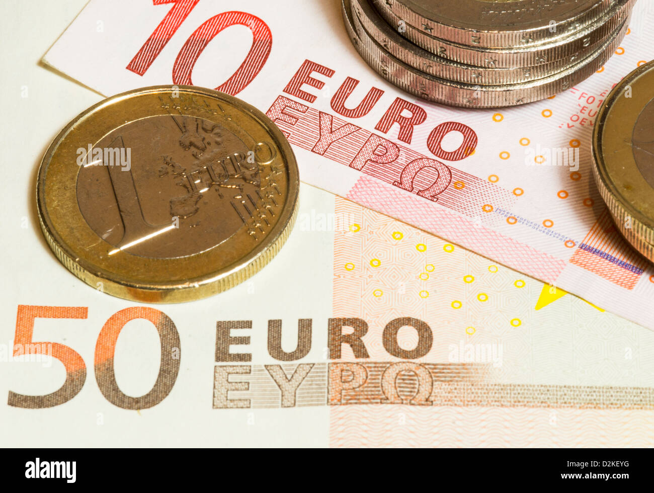 Valuta euro Foto Stock