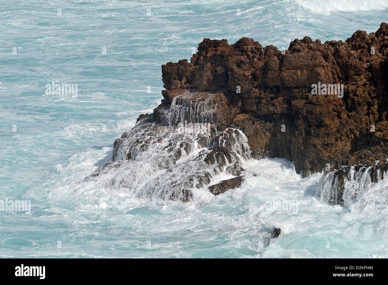Carrapateira Portogallo, le onde dell'Oceano Atlantico Foto Stock