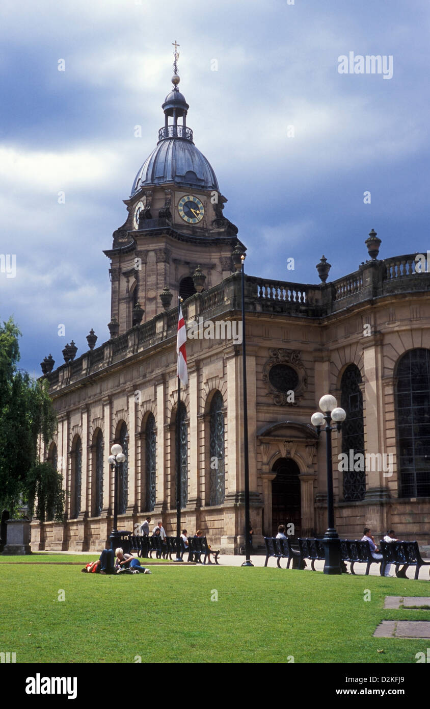 La Cattedrale di Birmingham Cattedrale Anglicana dedicata a San Filippo Birmingham West Midlands, Regno Unito Foto Stock