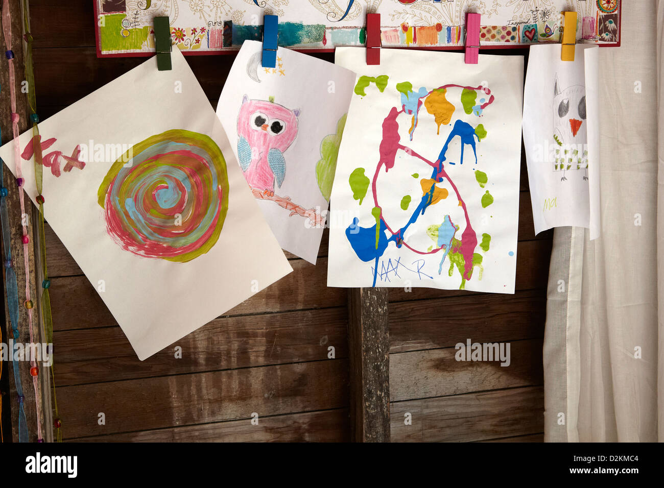 I figli d'arte lavoro visualizzato Foto Stock