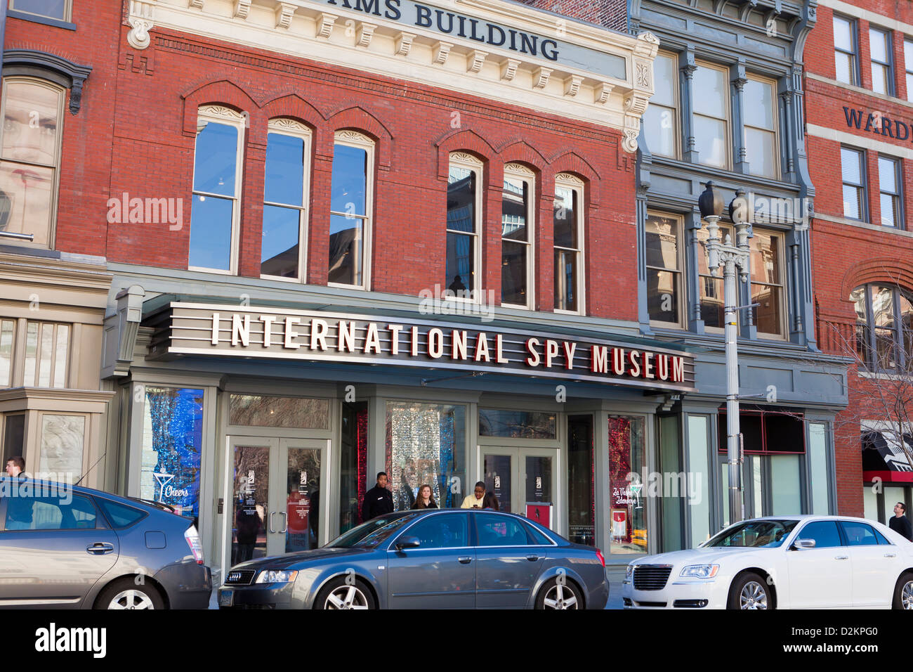 International Spy Museum anteriore - Washington, DC Foto Stock