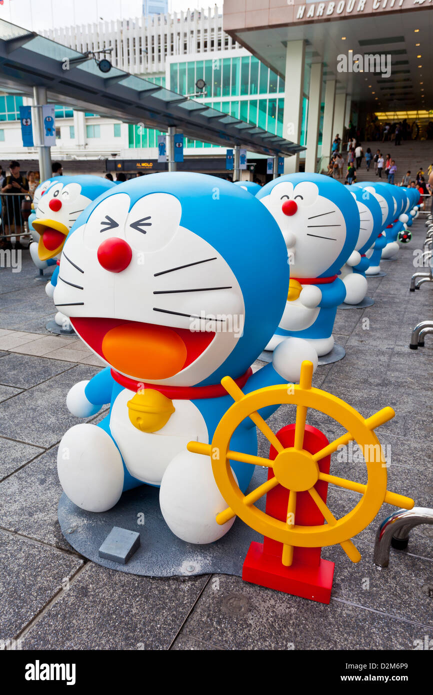 Doreamon mostra a Hong Kong Foto Stock