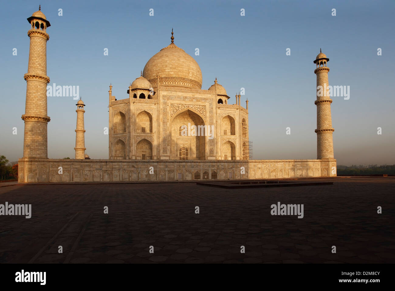 Il Taj Mahal, una delle sette meraviglie del mondo Foto Stock
