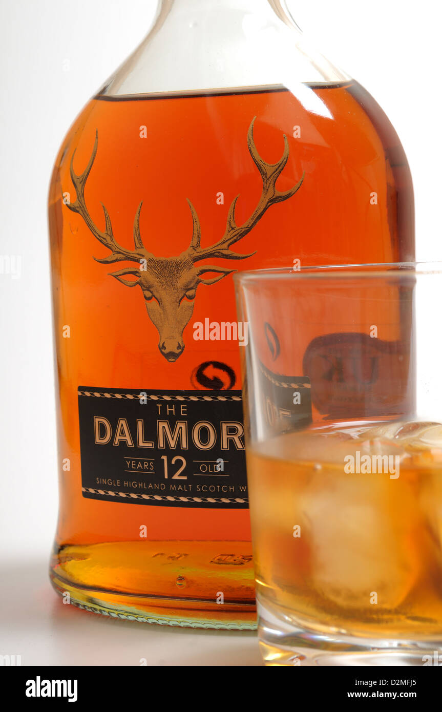 Dalmore 12 anni Single Malt Whiskey. Foto Stock