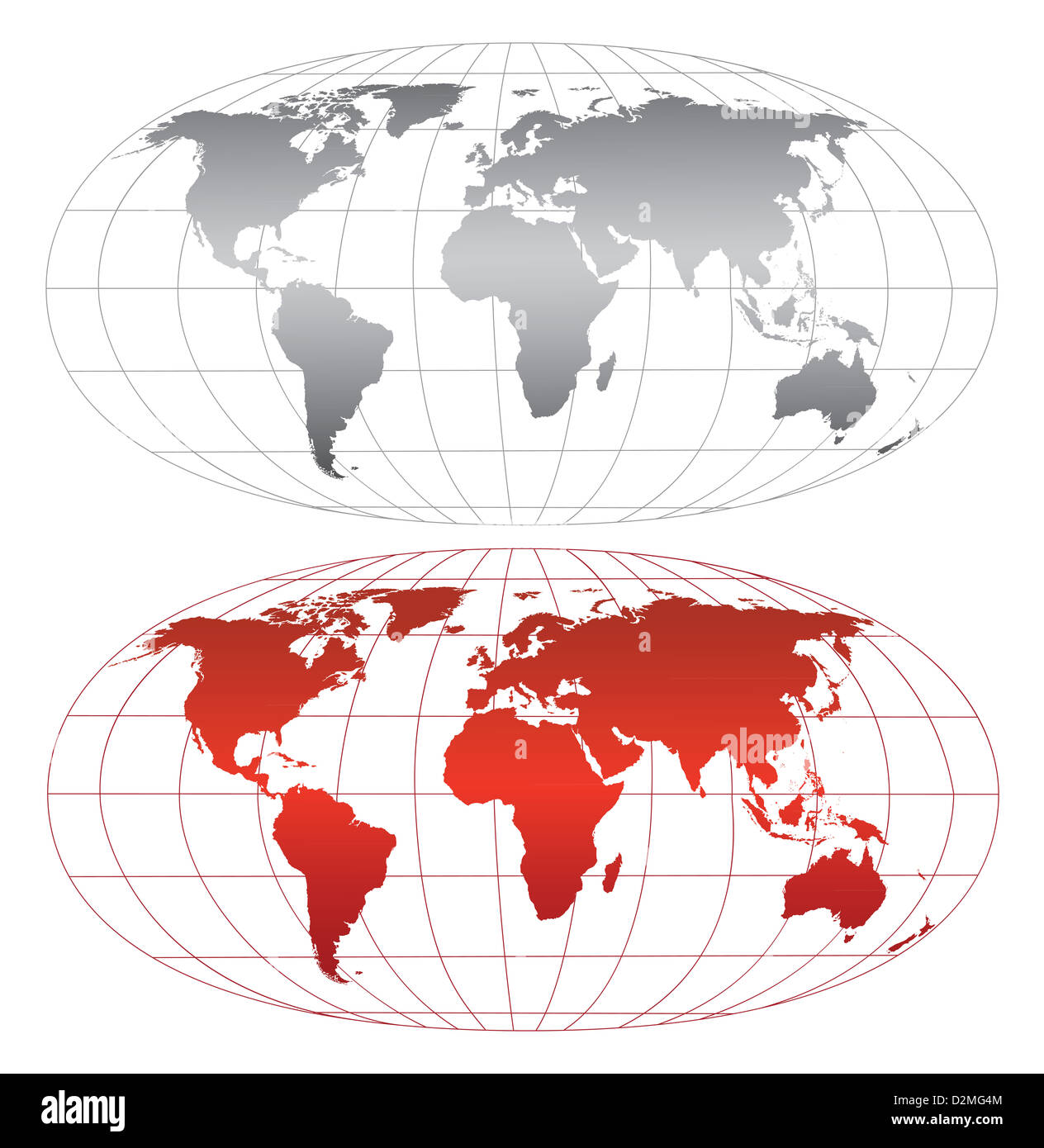 Mappa del mondo dettagliata immagini e fotografie stock ad alta ...