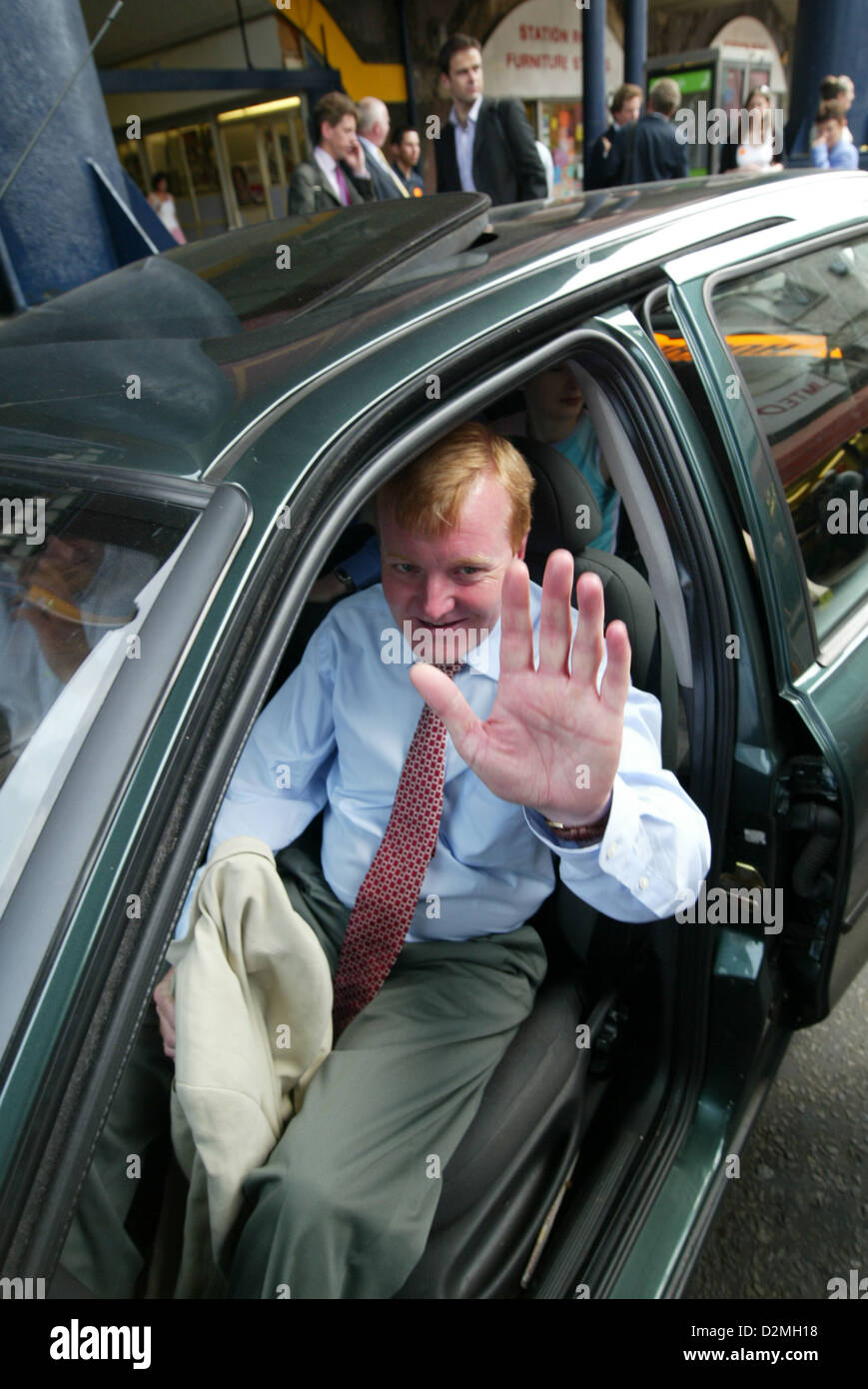 Charles Kennedy è un cittadino britannico di gruppo del Partito europeo dei liberali democratici candidato membro del Parlamento (MP) per il Ross, Skye e Lochaber circoscrizione. Foto Stock