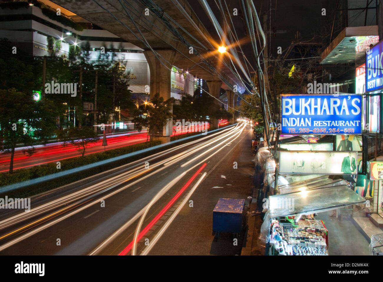 Sukhumvit Road - Miracle Mile Foto Stock