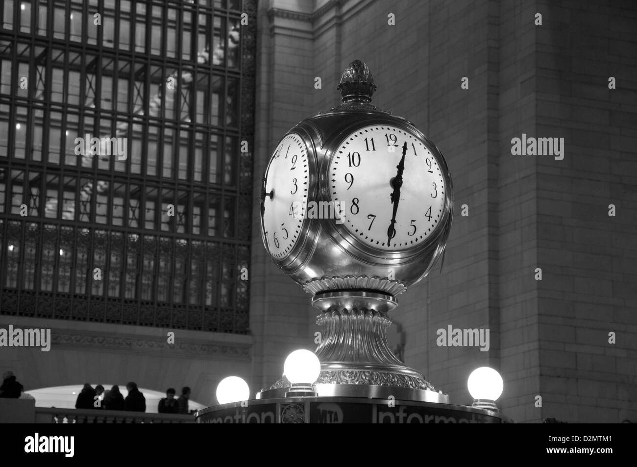 Orologio interno all Grand Central Station, New York Foto Stock