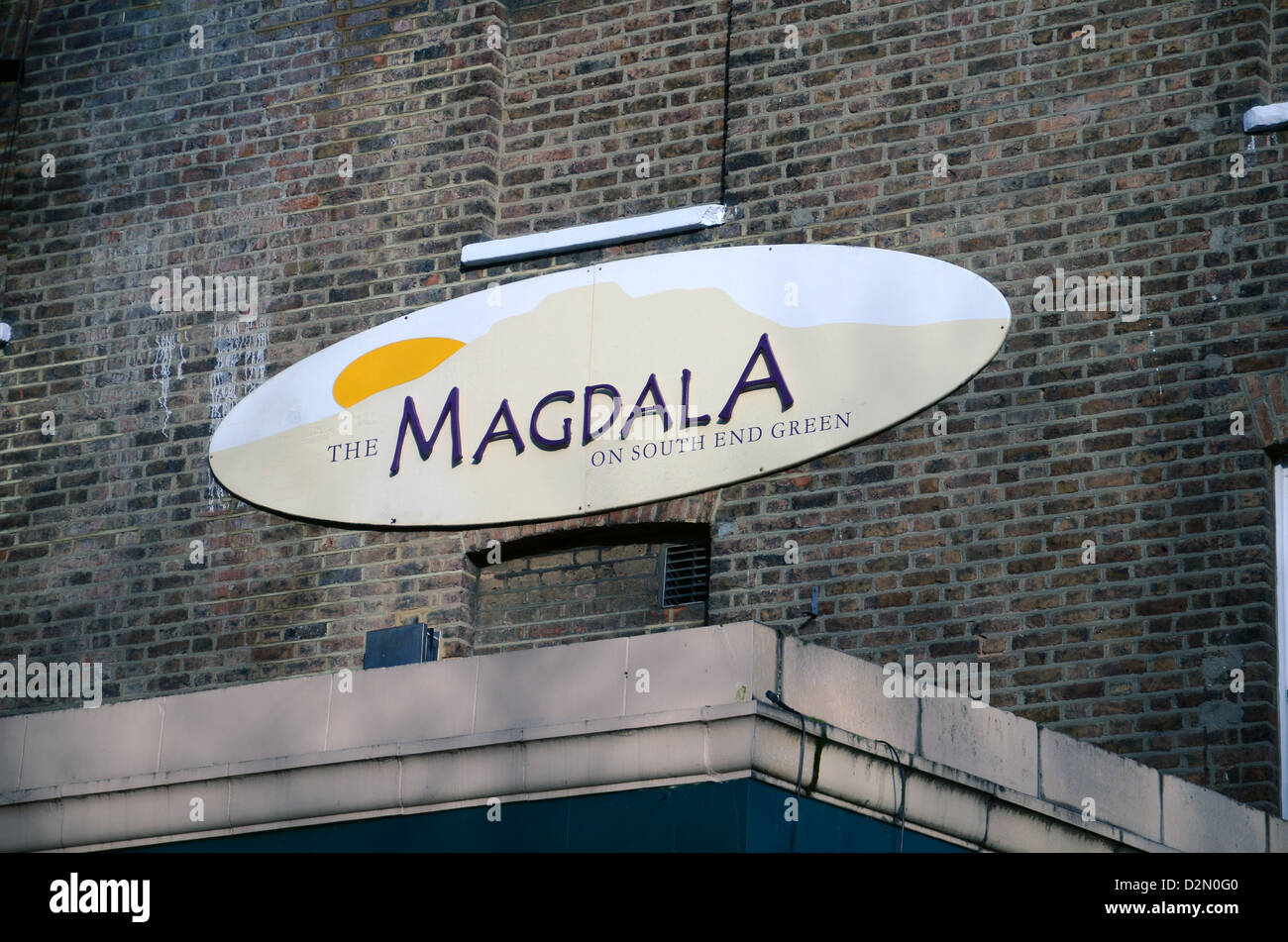 La Maddalena public house di Hampstead, Londra Foto Stock