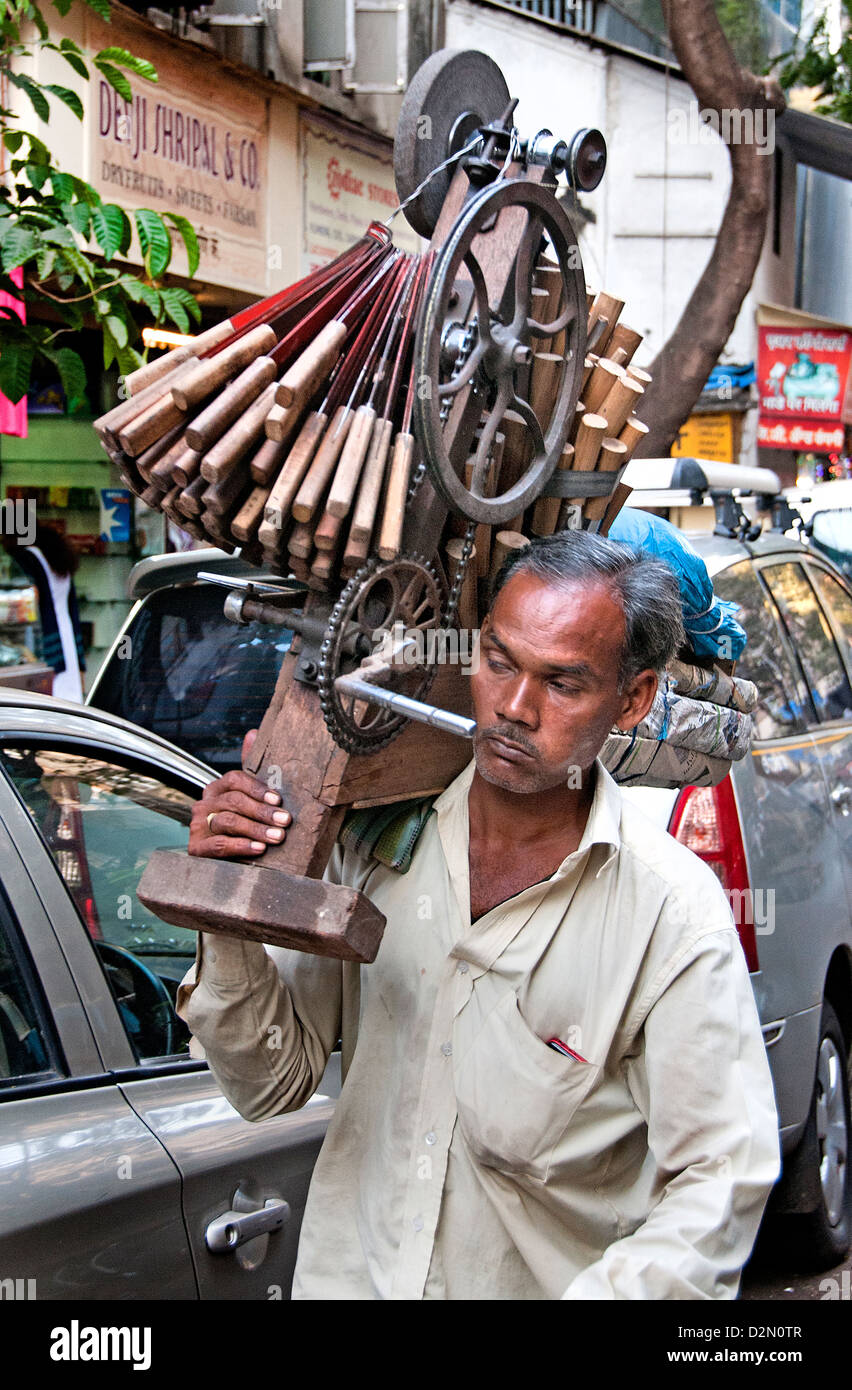 Fort Mumbai ( Bombay ) India street market Foto Stock