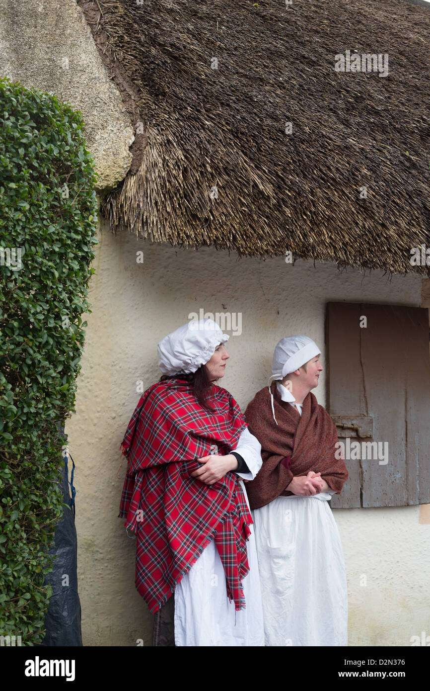 Feste di compleanno di Robert Burns, poeta Scozzese, al Burns cottage Alloway 1759 festival, Alloway, Ayrshire, in Scozia. Foto Stock